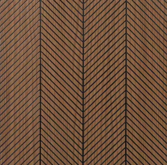 PANEL PS BISELADO MADERA MIEL  HH24102 - PAREDES - PANEL PS | Building Innovation