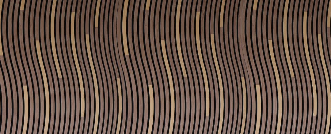 PANEL ACUSTICO TIPO 6 YELLOW OAK + WALNUT - PAREDES - PANELES ACUSTICOS | Building Innovation