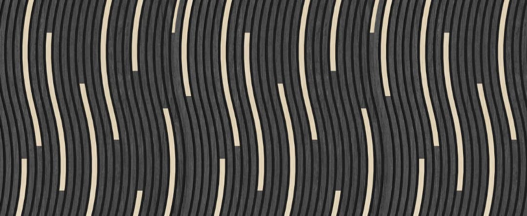 PANEL ACUSTICO TIPO 6 WHITE OAK + BLACK OAK - PAREDES - PANELES ACUSTICOS | Building Innovation