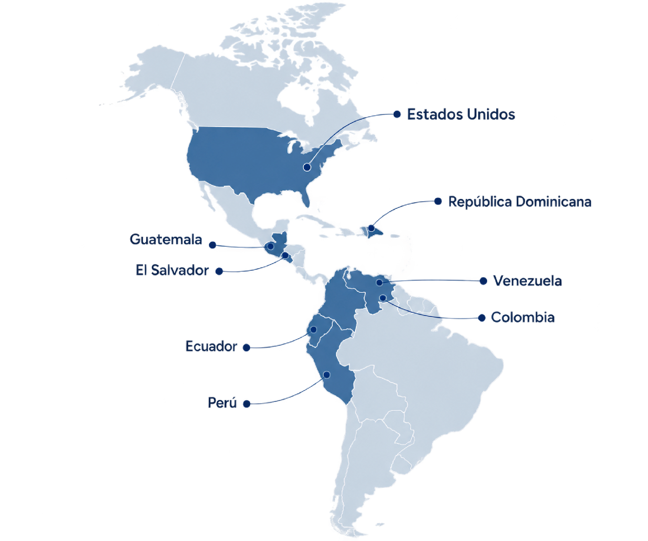 Presencia internacional de Unitec en el continente americano